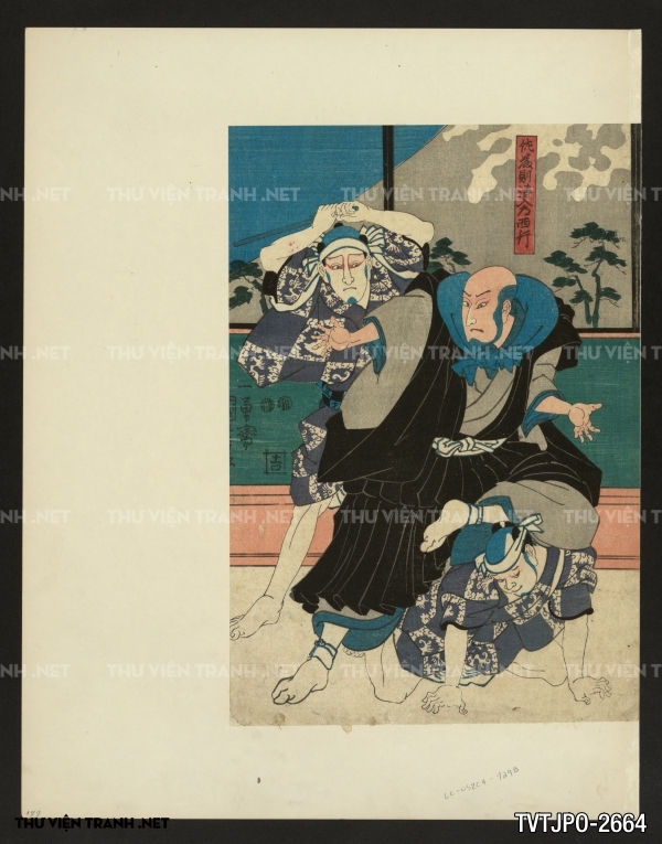 Tranh Nhật cổ vẽ tay Ukiyo-e 3
