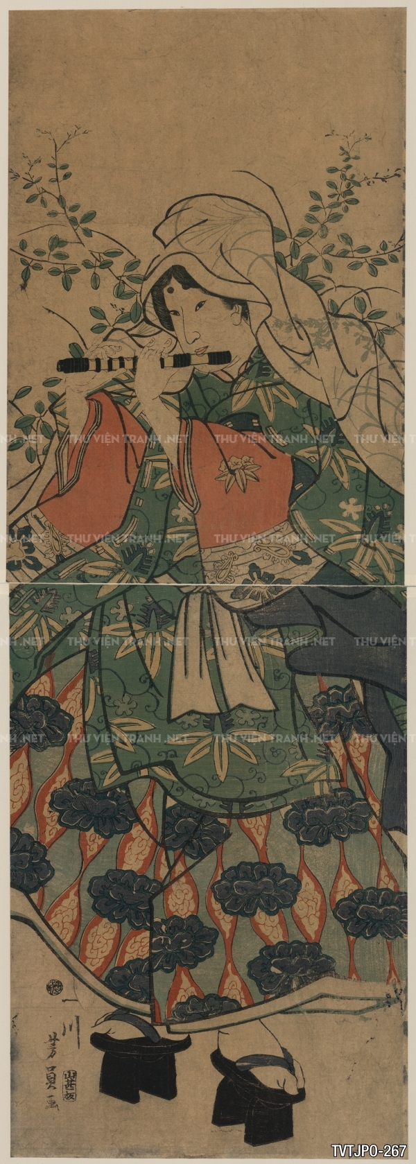 Tranh cổ Nhật bản Ukiyo-e- Tranh khắc gỗ