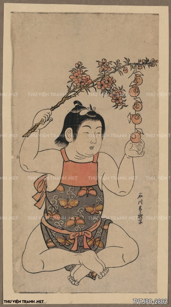 Tranh Nhật cổ Ukiyo-e vẽ tay
