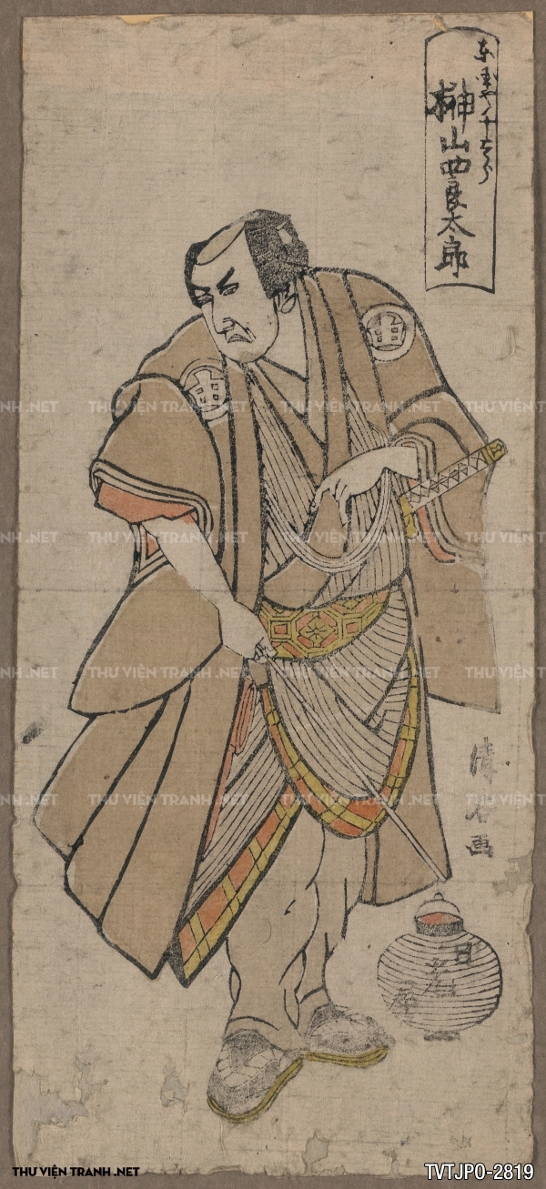 Tranh Nhật cổ Ukiyo-e vẽ tay