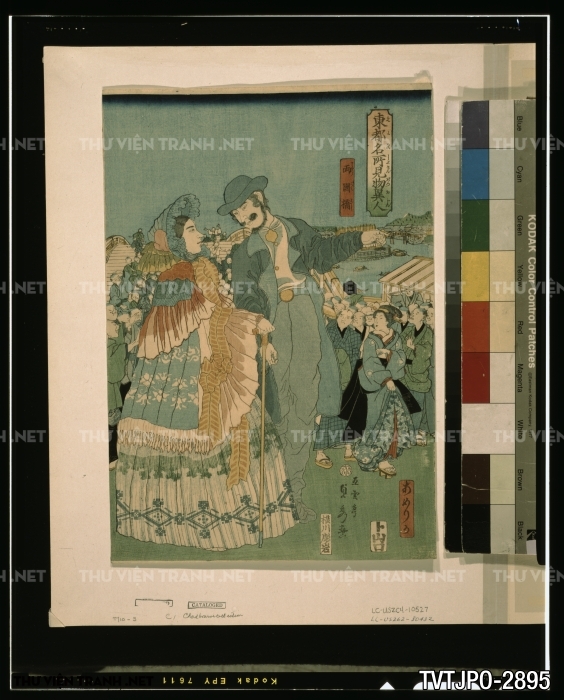 Tranh Nhật cổ Ukiyo-e vẽ tay 3
