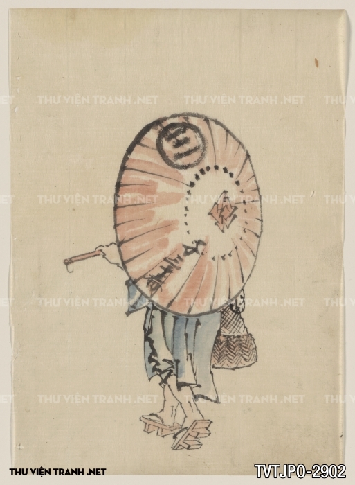 Tranh Nhật cổ Ukiyo-e vẽ tay 2