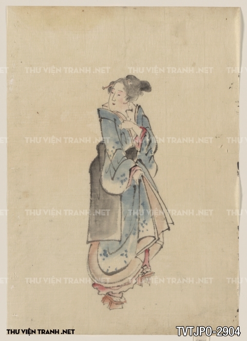 Tranh Nhật cổ Ukiyo-e vẽ tay 2