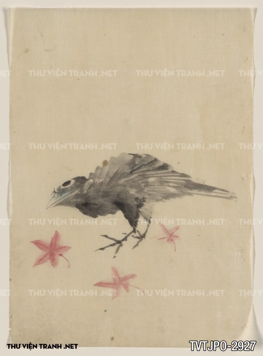 Tranh cổ Nhật Bản vẽ tay