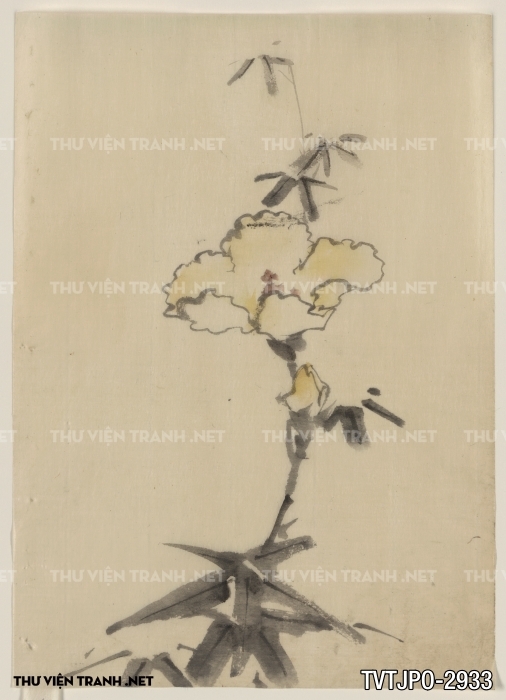 Tranh cổ Nhật Bản vẽ tay