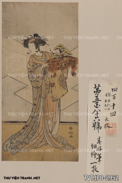 Tranh Nhật cổ Ukiyo-e vẽ tay 2