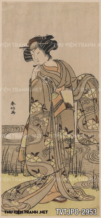 Tranh Nhật cổ Ukiyo-e vẽ tay 2