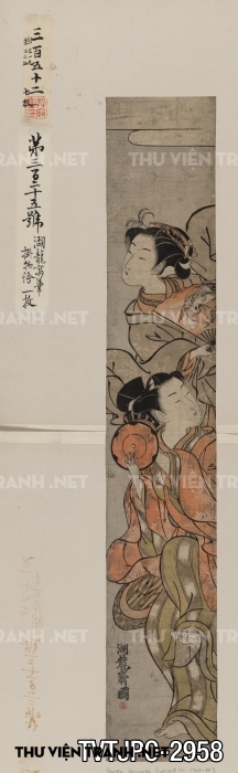 Tranh Nhật cổ Ukiyo-e vẽ tay 2