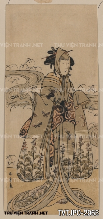Tranh Nhật cổ Ukiyo-e vẽ tay 2
