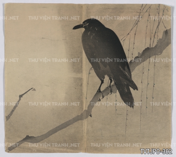 Tranh cổ Nhật bản về quạ
