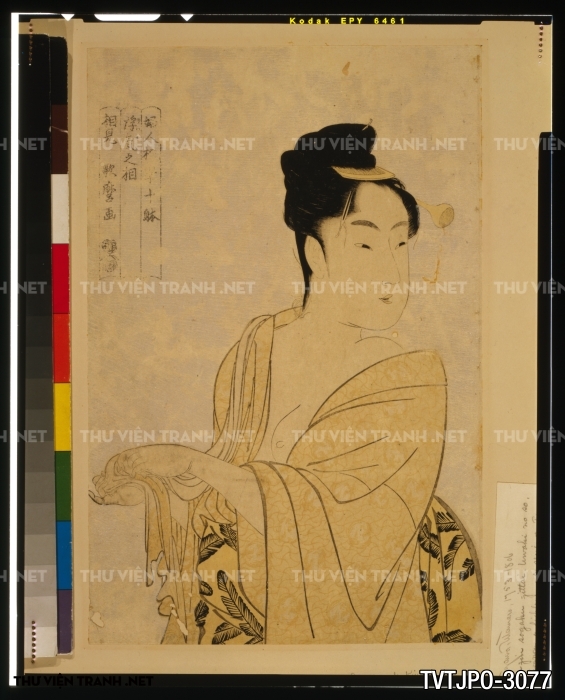 Tranh cổ Nhật Bản vẽ tay