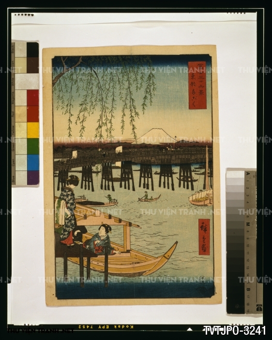 Tranh Nhật Bản Cổ Vễ Tay 2