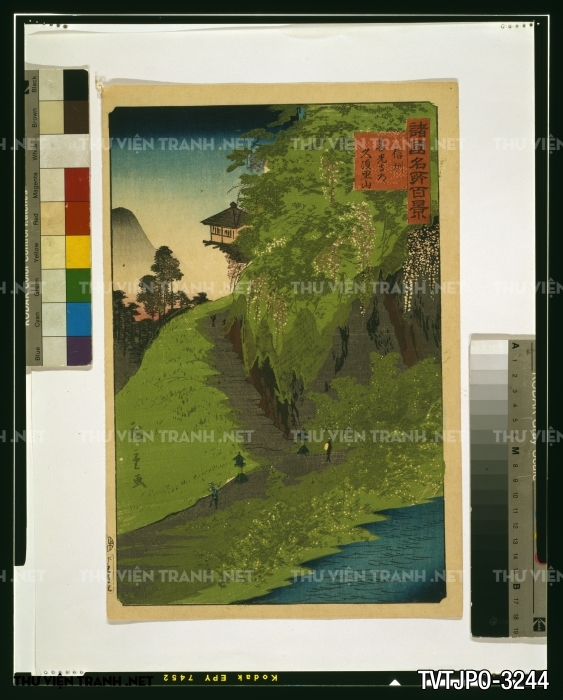 Tranh Nhật Bản Cổ Vễ Tay