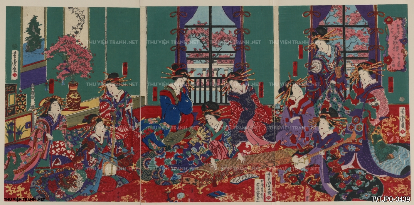 Tranh Nhật Bản Cổ Xưa Của Thầy Ukiyo-e