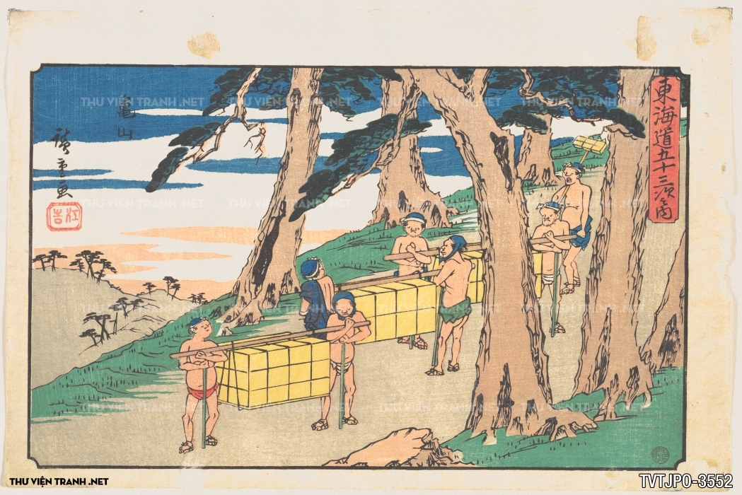 Tranh Nhật Bản Cổ Xưa Của Thầy Ukiyo-e 3
