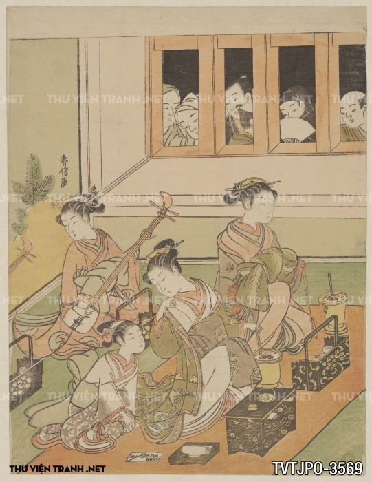 Tranh Nhật Bản Cổ Xưa Của Thầy Ukiyo-e 3