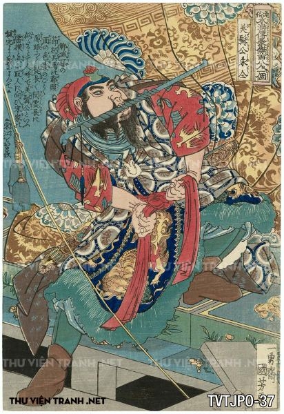 Tranh khắc gỗ cổ Nhật Bản- tác giả Utagawa Kuniyoshi