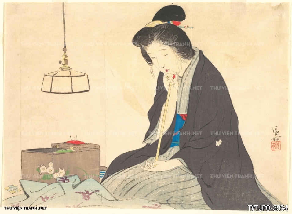 Tranh Ukiyo-e đời sống độ thị Nhật xưa