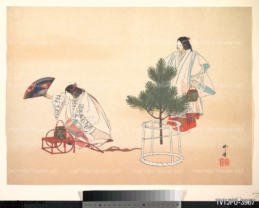 Tranh Ukiyo-e đời sống độ thị Nhật xưa