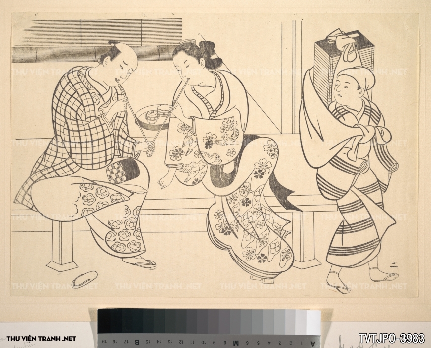 Tranh Ukiyo-e đời sống độ thị Nhật xưa