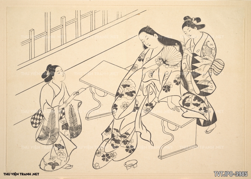 Tranh Ukiyo-e đời sống độ thị Nhật xưa