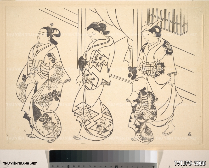 Tranh Ukiyo-e đời sống độ thị Nhật xưa