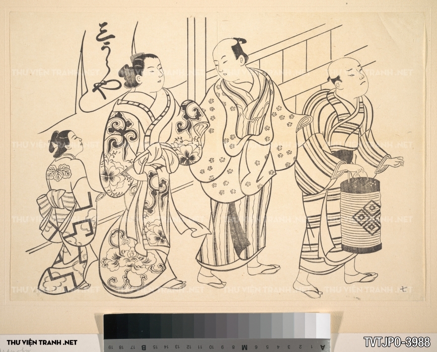 Tranh Ukiyo-e đời sống độ thị Nhật xưa