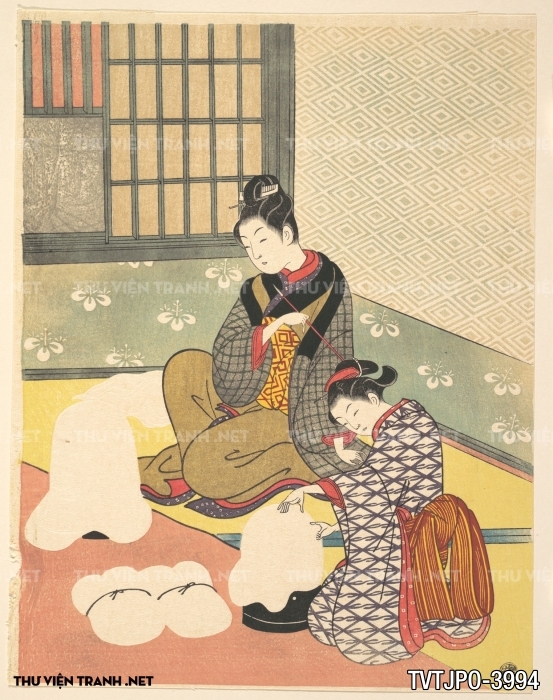 Tranh Ukiyo-e đời sống độ thị Nhật xưa