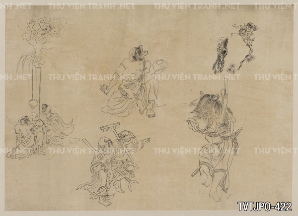 Tranh cổ thế kỷ 19 Nhật Bản