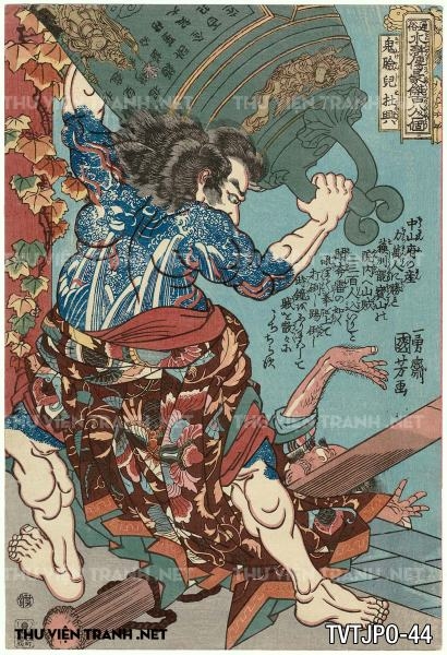 Tranh khắc gỗ cổ Nhật Bản- tác giả Utagawa Kuniyoshi
