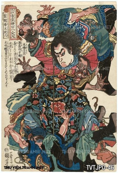 Tranh khắc gỗ cổ Nhật Bản- tác giả Utagawa Kuniyoshi