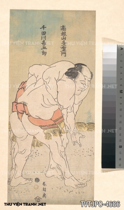 Tranh phong cách Ukiyo-e Nhật Bản cổ