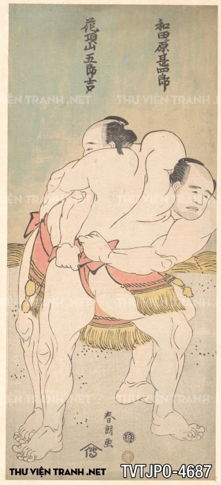 Tranh phong cách Ukiyo-e Nhật Bản cổ