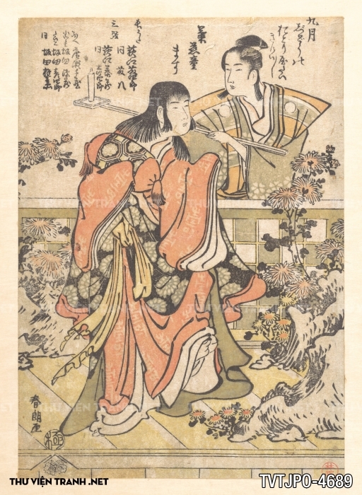Tranh phong cách Ukiyo-e Nhật Bản cổ