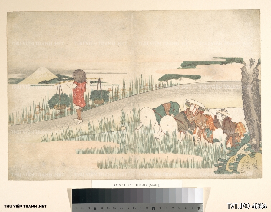 Tranh phong cách Ukiyo-e Nhật Bản cổ
