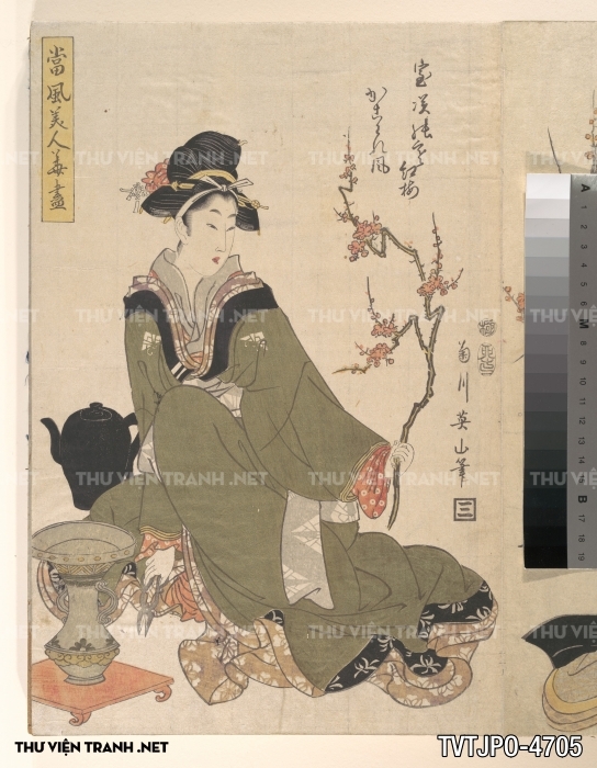 Tranh phong cách Ukiyo-e Nhật Bản cổ