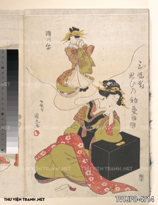 Tranh phong cách Ukiyo-e Nhật Bản cổ