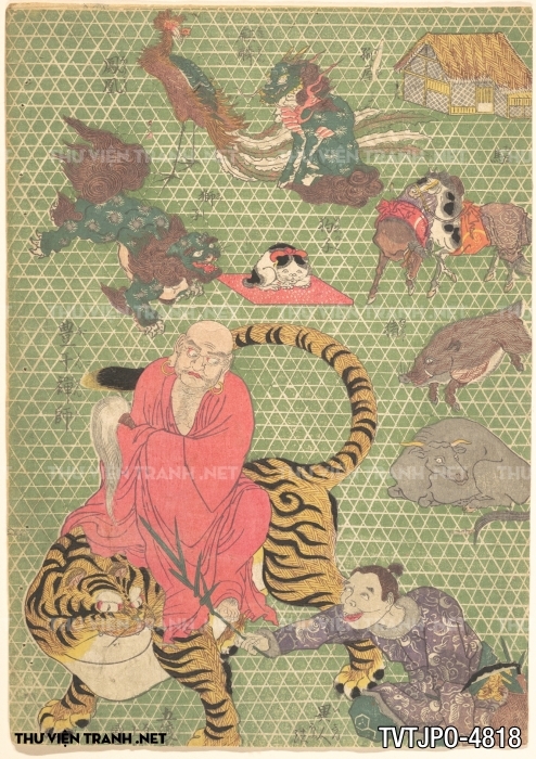 Tranh Ukiyo-e Nhật Bản cổ 1