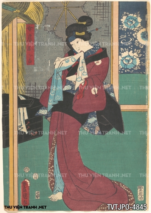 Tranh Ukiyo-e Nhật Bản cổ 1