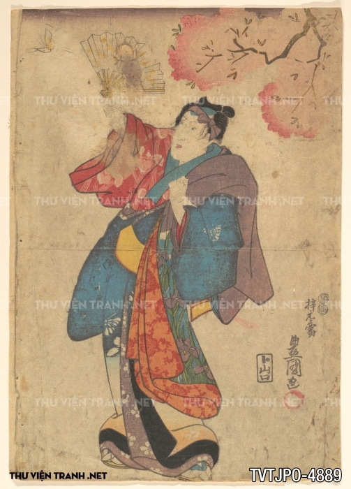Tranh Ukiyo-e Nhật Bản cổ 1