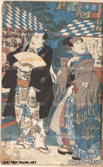 Tranh Ukiyo-e Nhật Bản cổ 2