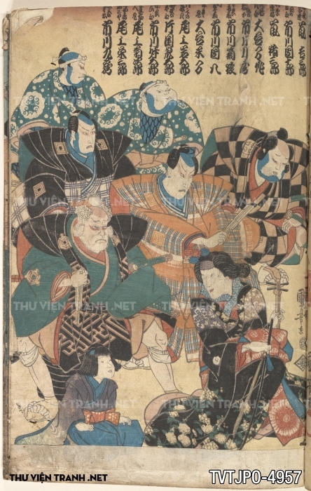 Tranh Ukiyo-e Nhật Bản cổ 2
