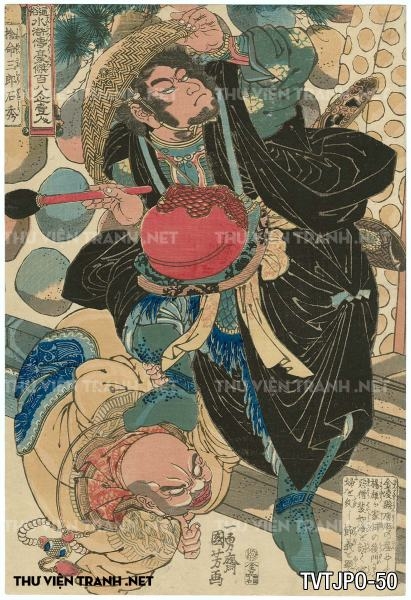 Tranh khắc gỗ cổ Nhật Bản- tác giả Utagawa Kuniyoshi