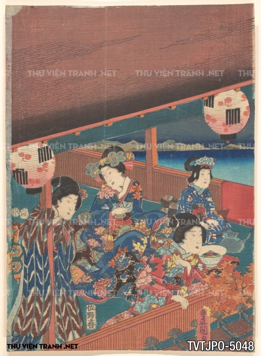 Tranh Ukiyo-e Nhật Bản cổ 3