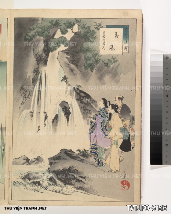 Tranh phong cách Ukiyo-e Nhật Bản cổ