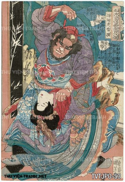 Tranh khắc gỗ cổ Nhật Bản- tác giả Utagawa Kuniyoshi