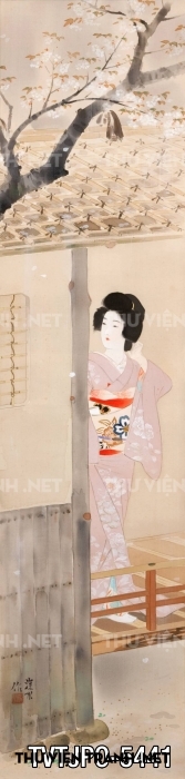 Tranh thiếu nữ Nhật xưa