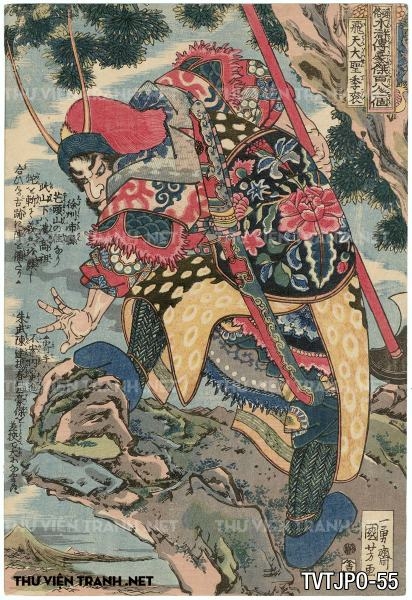 Tranh khắc gỗ cổ Nhật Bản- tác giả Utagawa Kuniyoshi