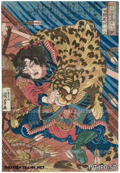 Tranh khắc gỗ cổ Nhật Bản- tác giả Utagawa Kuniyoshi