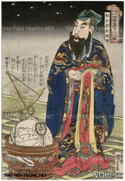 Tranh khắc gỗ cổ Nhật Bản- tác giả Utagawa Kuniyoshi